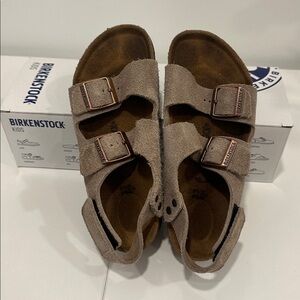 Birkenstock Milano Suede Sandals, size 2